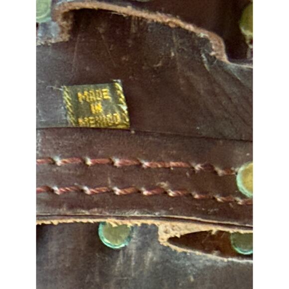 Vintage GE Leather Utility Tool Belt Made in Mexico CC-526-GE Weyerhaeuser Belt - Picture 8 of 14